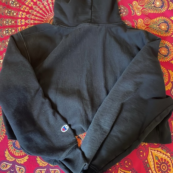 Champion cropped hoodie- sz M - Picture 4 of 4